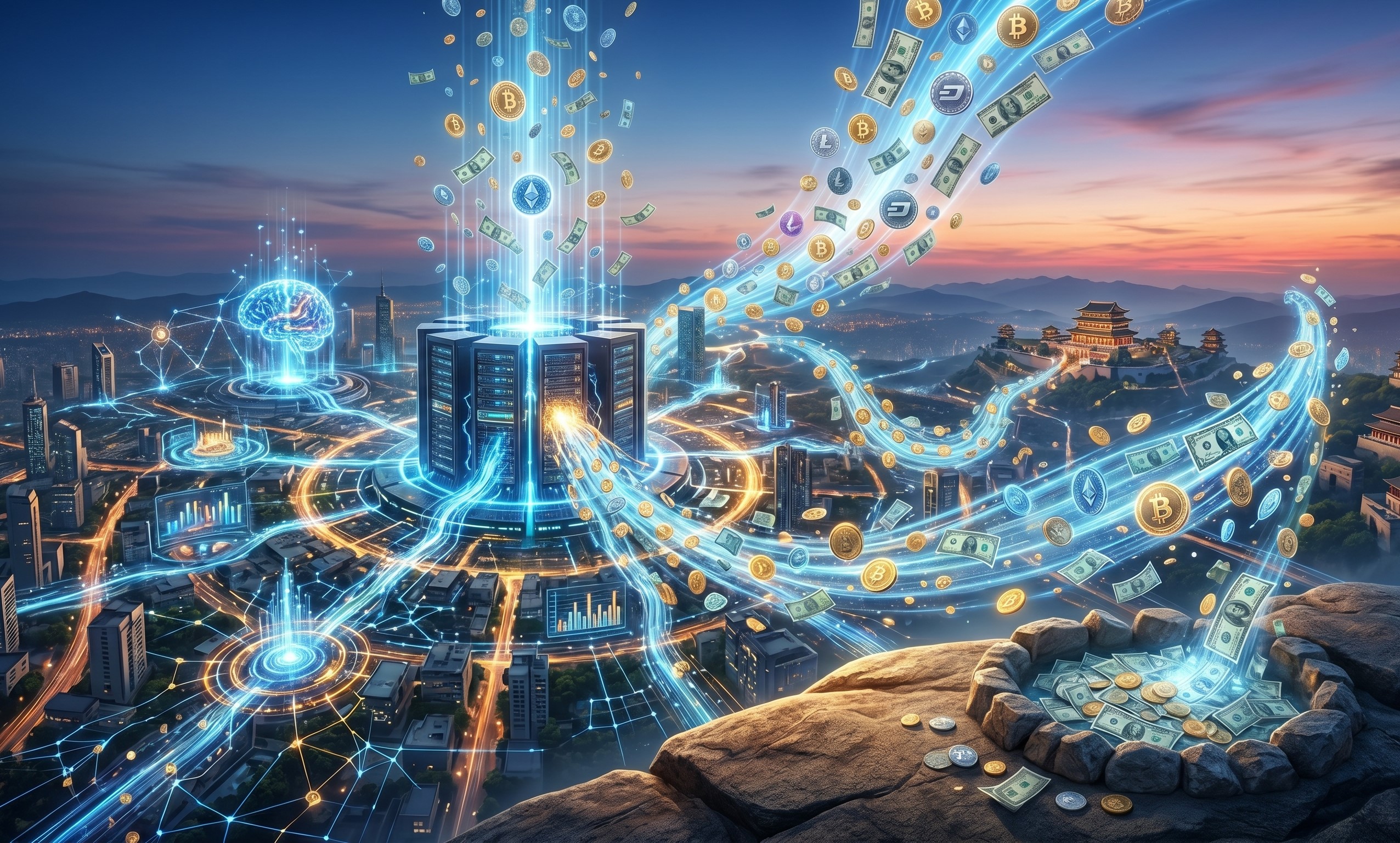 Artificial intelligence helping people make money online with digital tools and automated income systems