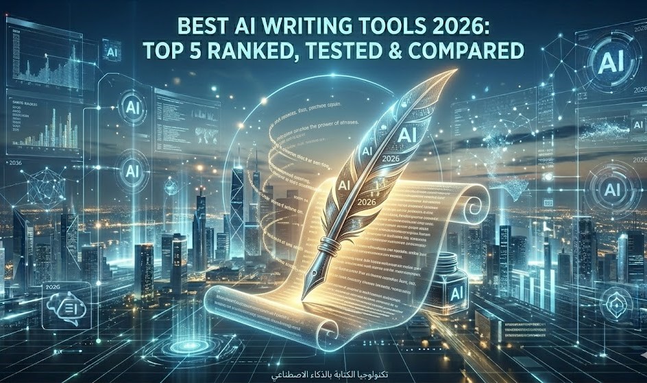 Best AI writing tools showing content creation and text generation with artificial intelligence