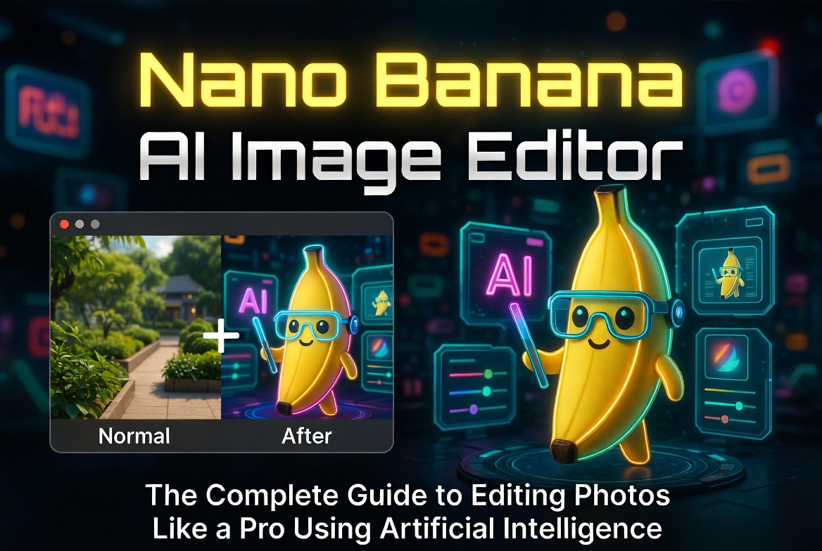 Nano Banana AI Image Editor with advanced photo editing and artificial intelligence enhancement tools