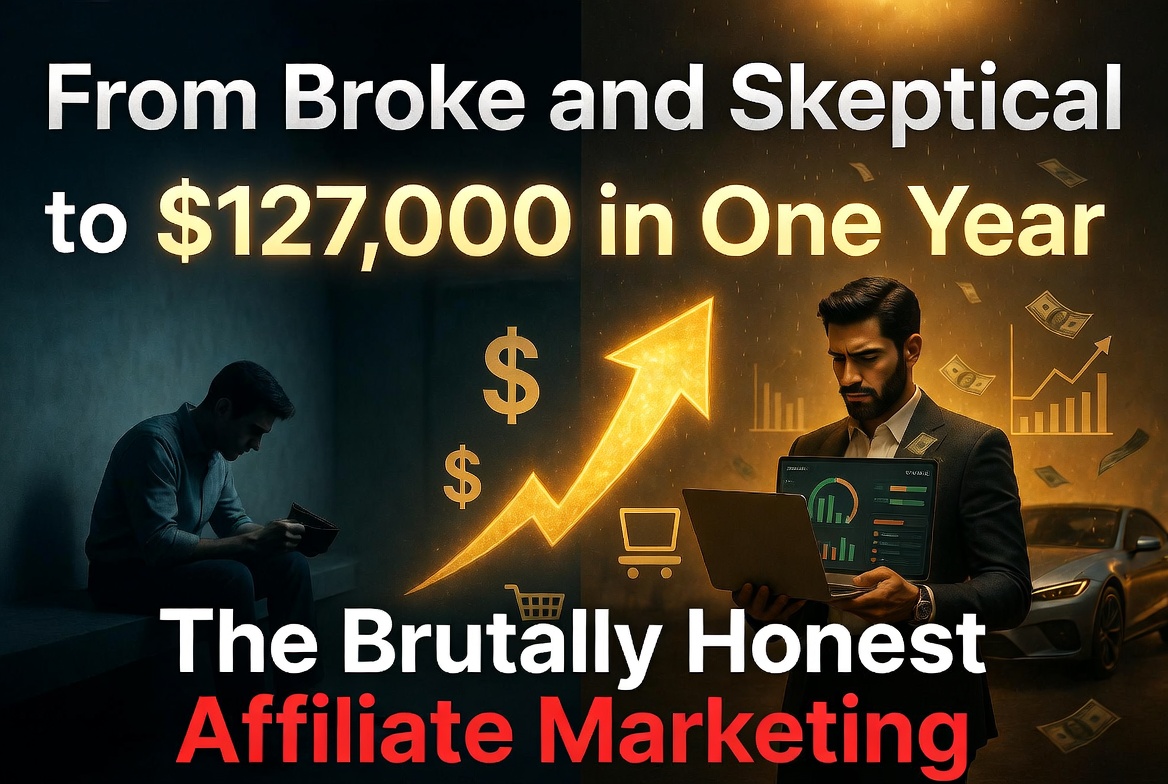 Affiliate marketing success story showing online income growth and digital business earnings