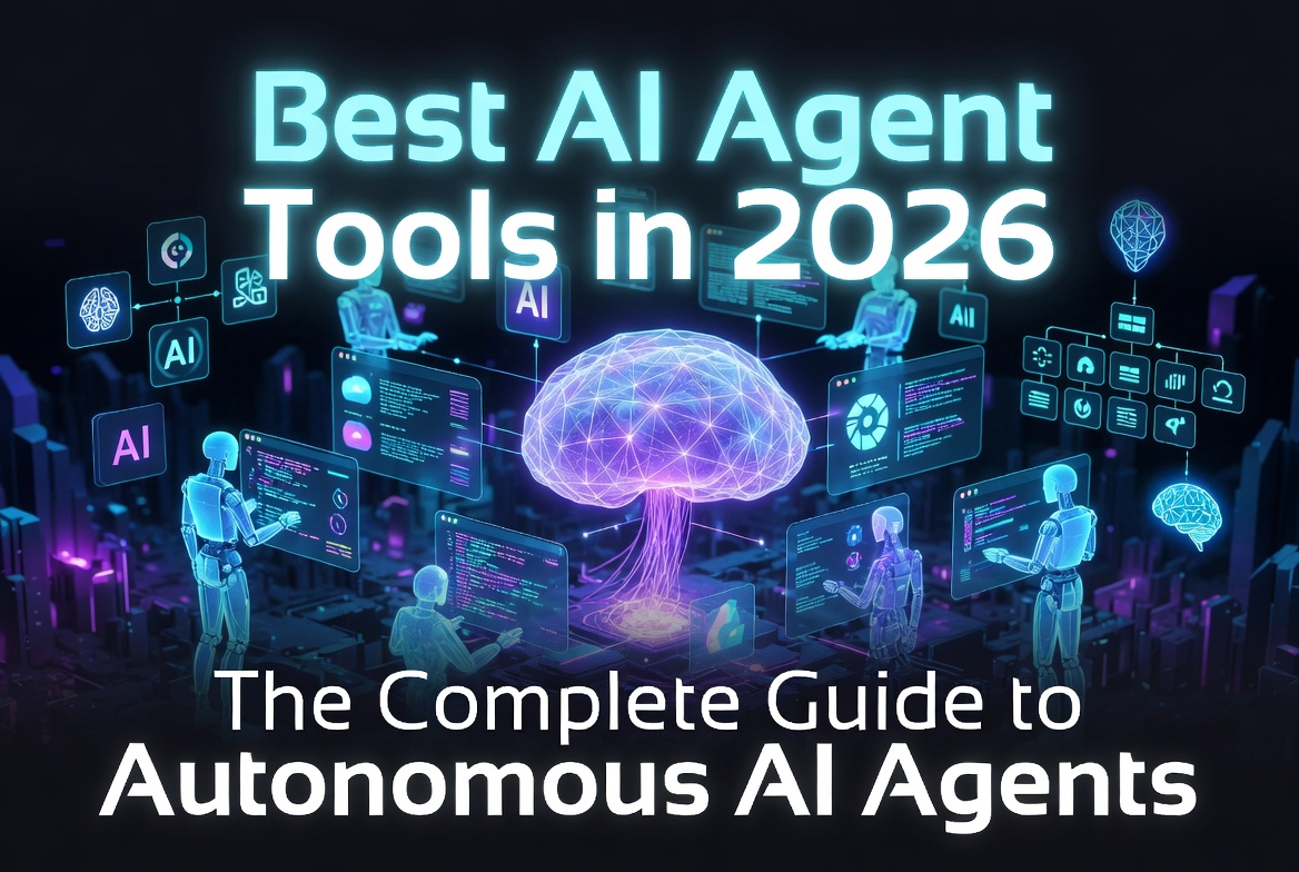 Best AI agent tools showing autonomous artificial intelligence systems and workflow automation