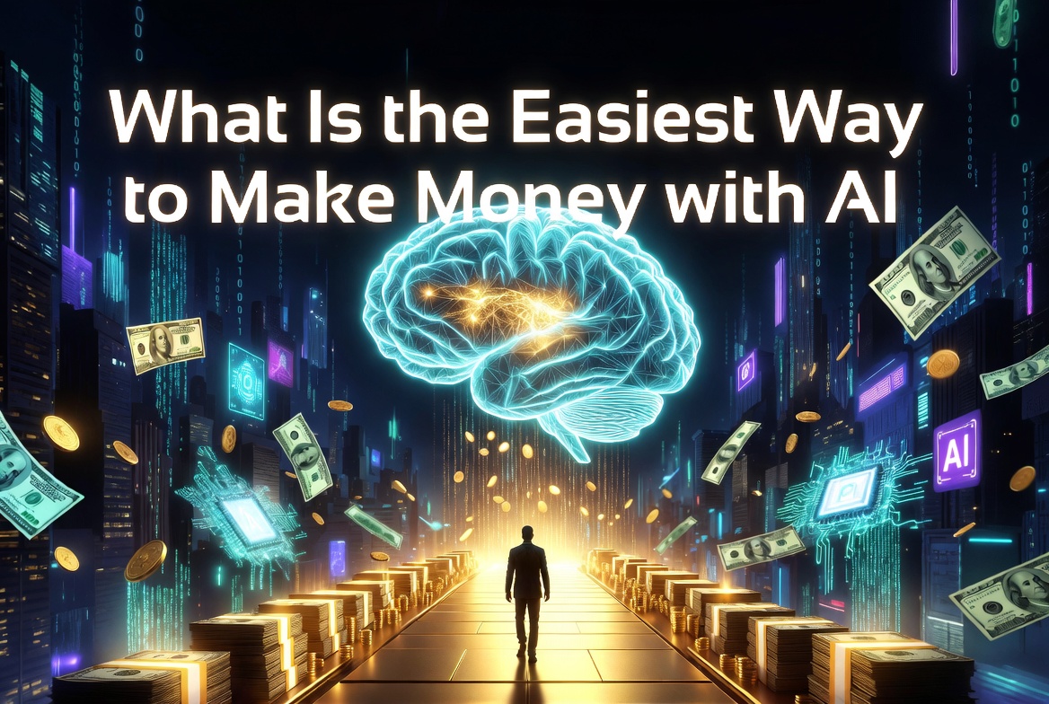 Easy ways to make money with AI using online business tools and automation